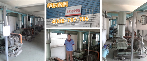 風(fēng)神污水處理廠(chǎng)第一次使用華東曝氣風(fēng)機(jī)現(xiàn)場(chǎng)